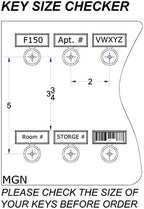 Wall Mounted Key Holder 21MGN – Melamine Wood & 21 Metal Key Hooks, for Home & Office, Includes 21 Sets of Tag & Ring. - Image 3