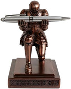 Soldier Executive Knight Pen Holder Personalized Desk Organizers Copper - Image 5