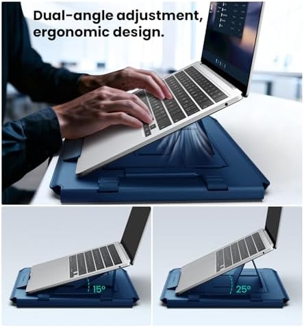 Nillkin 14 inch Laptop Sleeve with Stand (4-in-1), 2 Stand Modes, Mouse Pad - Image 3