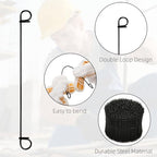 1000Pcs Double Loop 6 Inch Wire Rebar Ties, 16 Gauge Cable Rebar Ties with Wire Tie Twister Tools and Gloves for Securing Reinforcing Steel Bars - Image 3