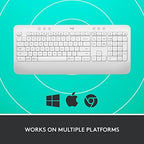Logitech Signature K650 Comfort Full Size Wireless Keyboard - Off White - Image 6