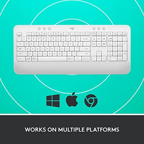 Logitech Signature K650 Comfort Full Size Wireless Keyboard - Off White - Image 6