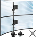 monTEK Heavy-Duty Stacked Dual Monitor Stand for 24-57" Screens by monTEK