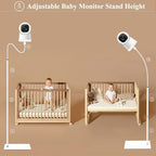 Baby Monitor Floor Stand Holder Mount Compactible for eufy E20,E21,E30, Indoor Cam S350,Spaceview E110, Spaceview pro E210,E220 - Image 7