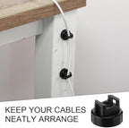 Yookeer 24 Pcs Magnet Zip Tie Mount 22 mm 22lbs Heavy Duty Wire Holder - Image 4