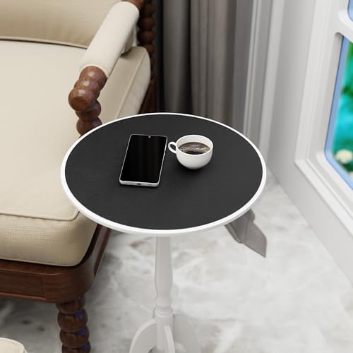 MAIDERN 24 Inch Round Cork & Leather Placemats, Cuttable Size (18-24 Inch), Trimmable Dining Table Mat, Heat Resistant/Non-Slip Table Cover for Kitchen, Office, or Restauran (Black) - Image 5