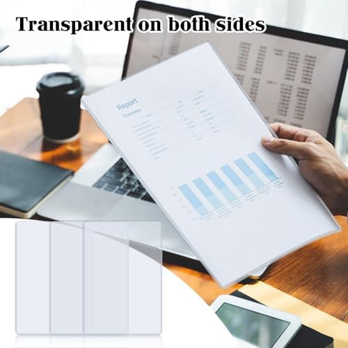 11" x 17" Hard Plastic Sheet Protectors, Menu Rigid Print Protectors, Clear Certificate Waterproof Protectors, Paper Sleeves Photo Plastic Sleeves Document Holder, Birth Certificate Protector(15 Pack) - Image 4