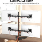 PUTORSEN Quad Monitor Stand for 4 Screens, 17-32", 19.8 lbs Each - Image 5