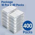 400 Pcs Vertical Badge Holders, Waterproof ID Badge Holder, Clear ID Card Holder with Resealable Zip for Proximity Cards, RFID, Credit Cards - Image 6