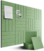 Fluxynara 48" x 36" Large Felt Bulletin Board，Botanical Green by FLUXYNARA