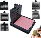 Sticky Note Holder with Stencil Set, 2-Pack Desk Organizer for 3x3 Pads by Unknown