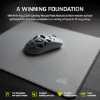 Corsair MM Anti-Fray Cloth Gaming Mouse Pad – Gray - Image 2