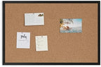 U Brands Cork Bulletin Board, 24'' x 36'', Black Wood Frame - Image 4