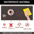 AKOZLIN Non-Slip 35.4"x 15.8" Soft PU Leather Surface Office Desk Mouse Mat Pad with Full Grip Fixation Lip Table Blotter Edge-Locked Protector - Image 5