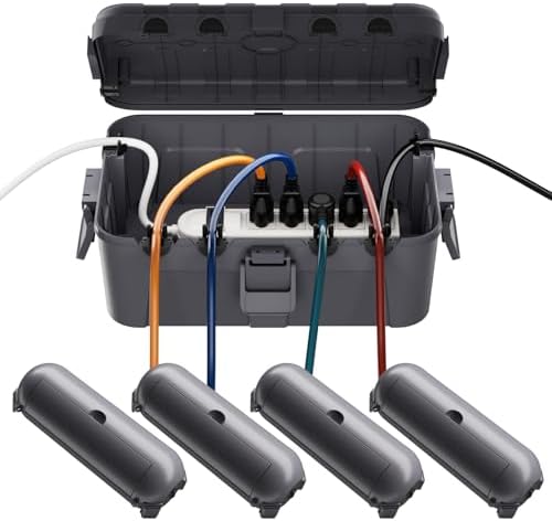 [5 Piece] RESTMO Outdoor Electrical Box Set（1 x Extra Large + 4 x Small） by Restmo