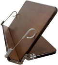 Wooden Book Stand, Crack-Resistant Design, 13" x 9" (Solid Wood) by Unknown