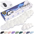 Cloud Keyboard Wrist Rest – Create-ables Qloud Cloud Wrist Rest for Computer Keyboard and Mouse, Ergonomic Memory Foam Wrist Pad with Non-Slip Base, Includes Cloud Mouse Pad – White by Create-ables