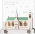 3D Memo Pad, 3D Calendar 2027, Time Piece Calendar, Tear-Off Calendars 2027, 3D Paper Carving Art Memo Pad, Art Carving Sticky Notes for Office Home Gifts Ornaments (Notre-Dame de Paris) by JCSY