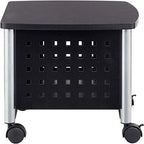 Safco Underdesk Multi Functional Stand - 1855BL, Powder Coated Steel, Swivel Wheels, Holds 100 lb - Home Orginization Solutions - Image 3