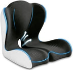 X Large Seat Cushion Office Chair and Car with Lumbar Support Pillow by Unknown