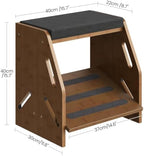 CHOEZON Adjustable Foot Rest Under Desk with Cushion and Non-Slip Design - Image 5