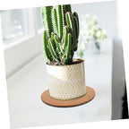 Plastic Flower Pot Cork Pads 10pcs for Indoor Desk Use - Image 4