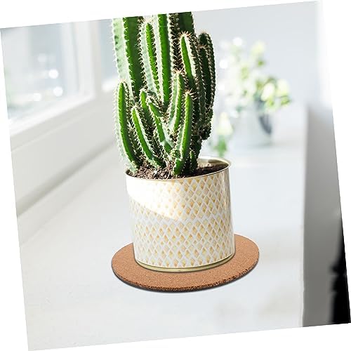 Plastic Flower Pot Cork Pads 10pcs for Indoor Desk Use - Image 4