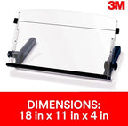 3M Adjustable in-Line Document Holder, Black, DH640, 1 Pack/Case - Image 6