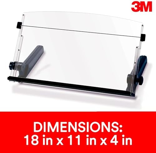 3M Adjustable in-Line Document Holder, Black, DH640, 1 Pack/Case - Image 6