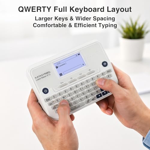 SUPVAN E12 Keyboard & Bluetooth Label Maker Machine with 4 Tapes - Image 6