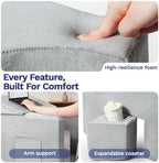 Lap Desk Pillow for Laptop, Foldable Ergonomic Reading Pillow for Gaming - Image 6