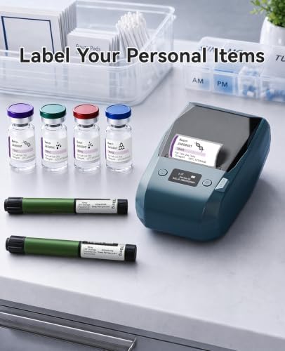 NIIMBOT M2/M3 Thermal Transfer Labels 3 Rolls, 1.57''×0.79'', Purple - Image 4