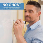 AFMAT Dry Erase Board Sticker, 48 x 36 inches White Board Wallpaper, Dry Erase Sticker for Wall, 4' x 3' Peel and Stick Whiteboard Contact Paper, Adhesive Whiteboard Roll, No Ghost, 3 Markers WS23 - Image 2