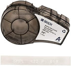 Brady Authentic (M21-375-430-WT-CL) Harsh Environment Polyester Label for Lab, Asset Tracking and Datacom, White on Clear- For M210, M210-LAB, M211, BMP21-PLUS and BMP21-LAB Printers, 0.375" W, 21' L by BradyCorp