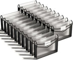 ThinkTex Plastic Expanding File Folder, Transparent envelopes with Snap by ThinkTex