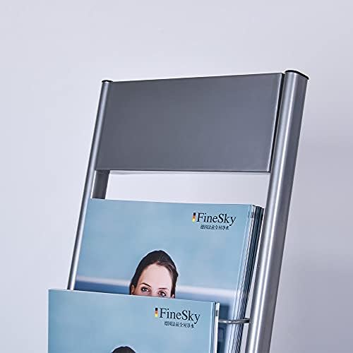 10-Layer Magazine Rack - 8.6"x11" Display Stand for Literature, Product Introductions & Public Reception Areas (A4 Width) - Image 4