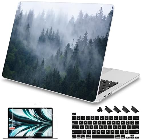 Mektron for MacBook Pro 16 inch Case A2141 Release 2019 2020, Soft-Touch Plastic Hard Case Cover 16-inch Pro Retina Display with Touch Bar fits Touch ID, Fir Forest by Mektron