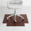 Anji Mountain 48" x 36" Bamboo Office Chair Mat for Carpet & Hardwood Floor by AnjiMountain