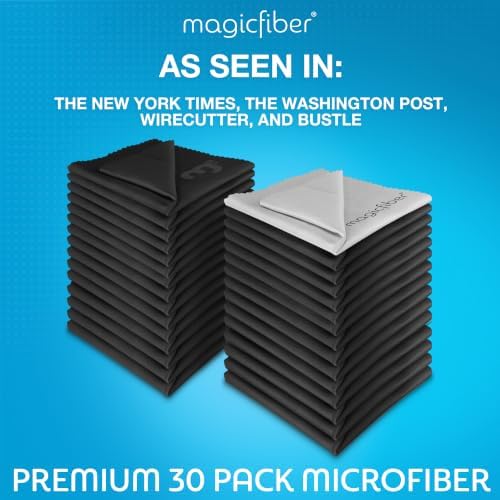 MagicFiber Microfiber Cleaning Cloth, Glasses Cleaner, Eyeglass Wipes, 30pk - Image 3