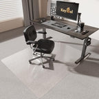 [Thickened to 2.0mm] 50"x60" Computer Chair Mat for Hardwood, PVC Office Mat for Hardwood Floor, Anti-Slip Rolling Chair Floor Protector,Vinyl Mats for Home, Under Desk Mats for Rolling Chairs by FeelLifeEnjoyLifelmmerseYourselfInLife