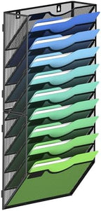 Kuntine.B Wall File Organizer Office Hanging Magazine Holder Wall File Organizer for Office Home by KuntineB