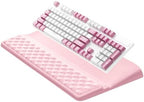 Ospelelf Keyboard Wrist Rest Pad, Comfy Ergonomic Keyboard Stand Riser Holder, Computer Wrist Support Cushion forTyping, Light Pink by OspelelfOfficeSupplies