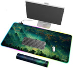 Mydours 40" x 20" RGB Gaming XXL Large Mouse Pad (Forest) by Mydours