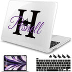 Mektron Customizable Name Case for MacBook Pro 16 Inch A2141 Cover 2019 Release 16" with Liquid Retina Display/Touch ID, DIY Plastic Hard Shell with Keyboard Skin & Screen Protector by Mektron