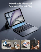 ESR for iPad Air 13 Inch Case Keyboard M4/M3/M2, Multi-Angle Stand - Image 4