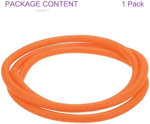 DMiotech 100ft Wire Loom Split Tubing 1/2 Inch(12.7mm) ID Orange - Image 5