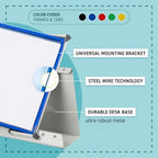 Tarifold Desktop Reference Display System, 10 Pockets, Expandable, Blue - Image 3
