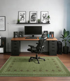 chakme Office Chair Mat for Hardwood Floor, 60"x45" Easy Glide Computer Desk Mat Protector for Rolling Chair Under Desk Rug Nonslip Backing, Machine Wash, (Southwestern Sage - Image 6
