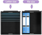 File Organizer Box with Lids, Collapsible File Folder Organizer - Image 3
