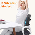 CILI Lumbar Support Pillow for Office Chair with Heat Vibration,Heated Back Support Pillow,Chair Massager for Back Pain Relief,Back Rest Cushion Pillow for Desk Sofa Home,Gifts for Women Men Mom Dad - Image 5